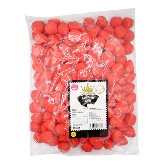 Frostys Paint Balls Red Strawberry & Vanilla Marshmallow Foam Marshmallows Pick N Mix Candy Salad Mallow Snacks