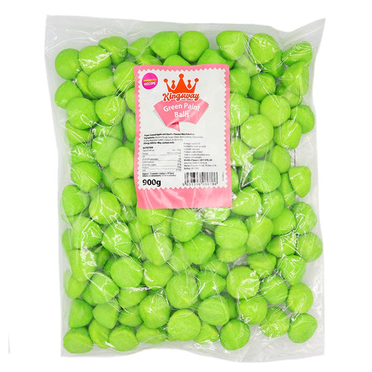Frostys Paint Balls Green Apple & Vanilla Foam Marshmallows Pick N Mix Candy Salad Mallow Snacks