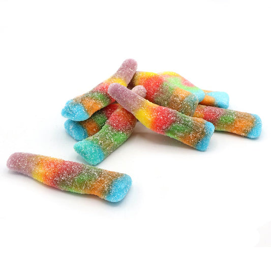 Frostys Rainbow Bottles Sweets Sugar Coated Gluten Free Dairy Free Halal Jelly Candy Salad Sweet Snacks