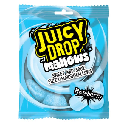 Bazooka Juicy Drop Mallows Raspberry 100g - Frosty Sweet Factory