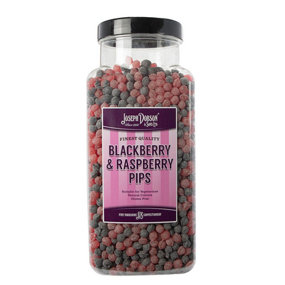Dobsons Pips 2.72KG Jars Halal Vegetarian Gluten Free Hard Candy Snacks