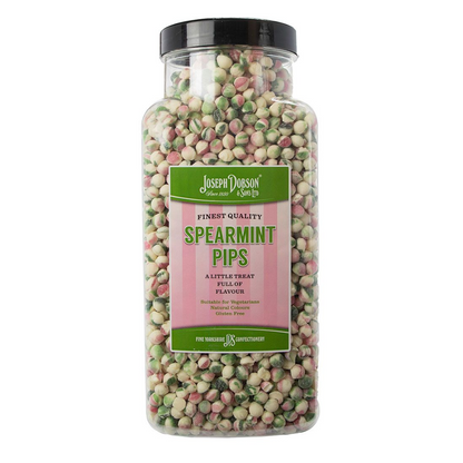 Dobsons Pips 2.72KG Jars Halal Vegetarian Gluten Free Hard Candy Snacks