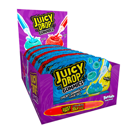 CLEARANCE: Bazooka Juicy Drop Gummies 57g Sour Gel Candy Sweets