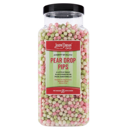 Dobsons Pips 2.72KG Jars Halal Vegetarian Gluten Free Hard Candy Snacks