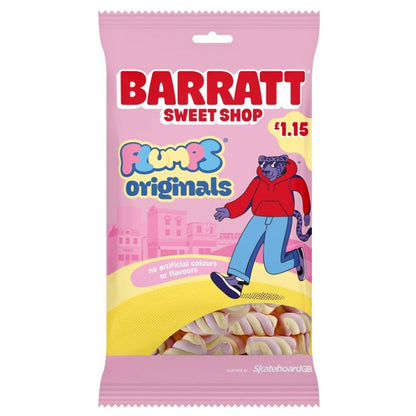 Barratt Sweet Shop Flumps Originals Minis Marshmallow Candy Bag Sweets