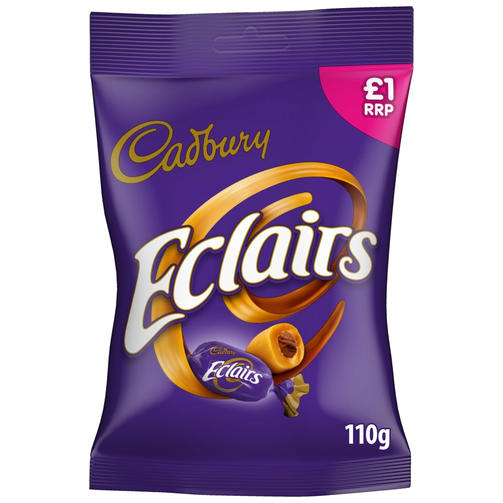 Cadbury Eclairs Chocolates 110g Vegetarian, Halal Candy Milk Chocolate Sweets