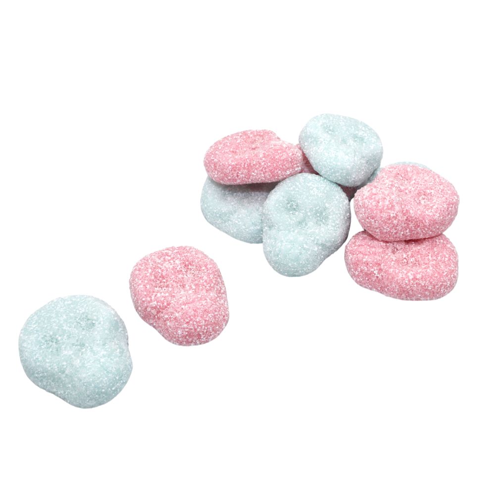 Sour Bubblegum Foam Skulls (Swedish) Vegan Vegetarian Halal Gluten Free Pick N Mix Candy Sweets