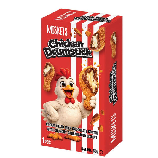 Miskets Chocolate Chicken Drumstick Box 50g