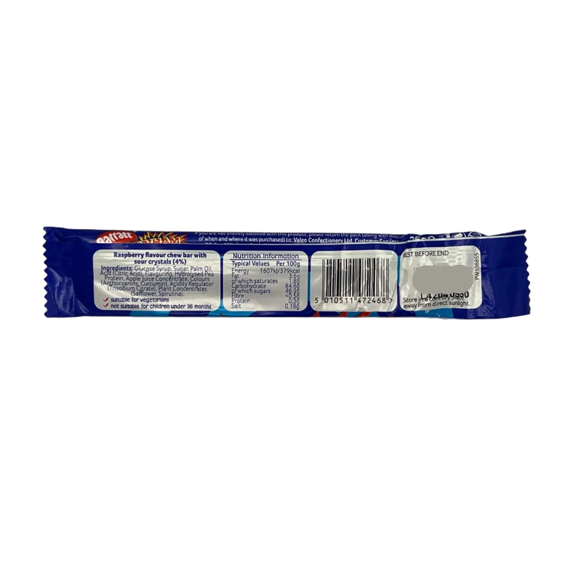 Barratt Wham Chew Bar Original Chew Bars Sweets Candy - Frosty Sweet Factory