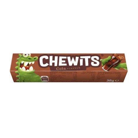 Chewits Chews 40 Variety Flavoured Mix Vegetarian Halal Gelatine Free Candy Stick Packs Sweet Snacks