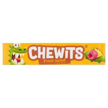 Chewits Chews 40 Variety Flavoured Mix Vegetarian Halal Gelatine Free Candy Stick Packs Sweet Snacks