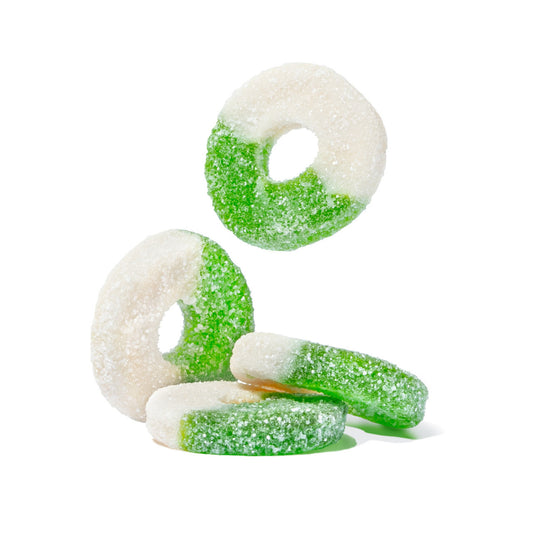 Frostys Gummi Rings Green Apple USA Pick N Mix Candy Sweet Snacks