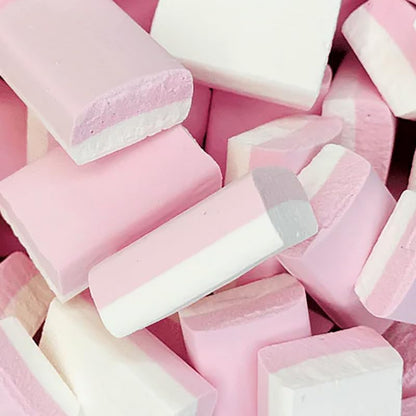 Sour Strawberry & Vanilla Sherbet Blocks Pick N Mix Tochos Ice Sherbet Bricks Vegan, Vegetarian and Halal Candy Sweets