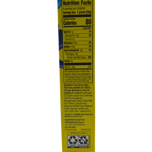 Betty Crocker Fruit Gushers Tropical Pack 4.8oz (136g) USA Candy Sweets Snacks