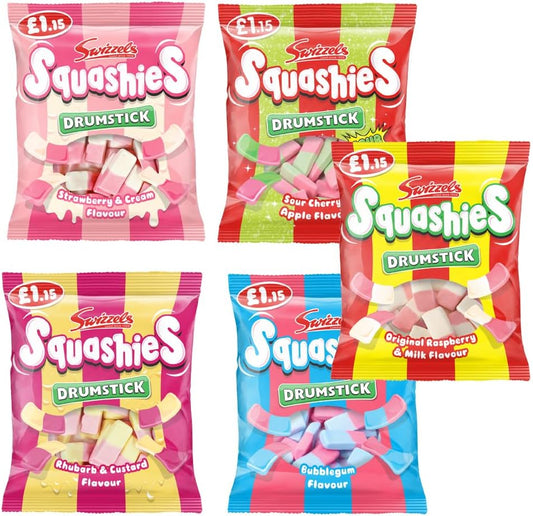 Swizzels Squashies Variety Flavours Available Candy Sweet Snack Bags