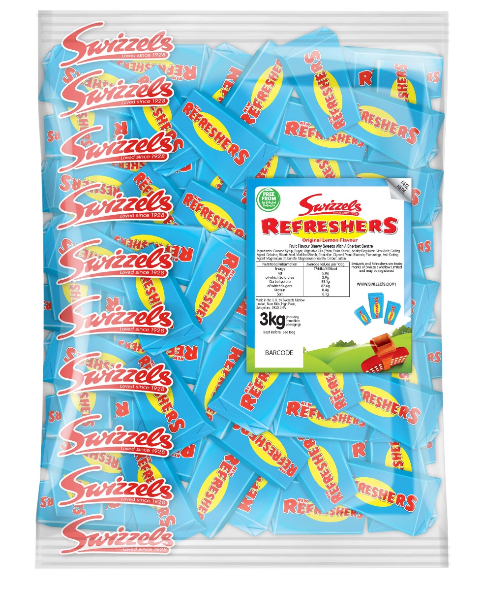 Pick N Mix Lemon Flavoured Refresher Chews Candy Sweets