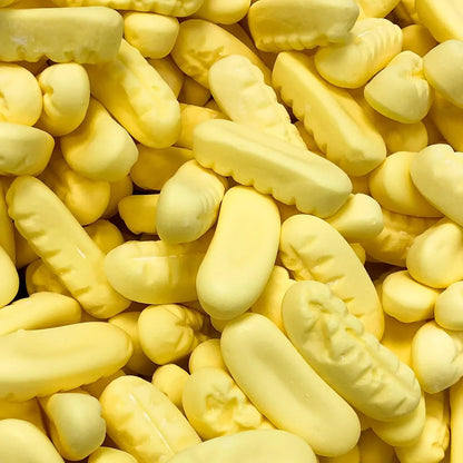 Pick N Mix Foam Mini Bananas Candy Sweet Snacks - Frosty Sweet Factory