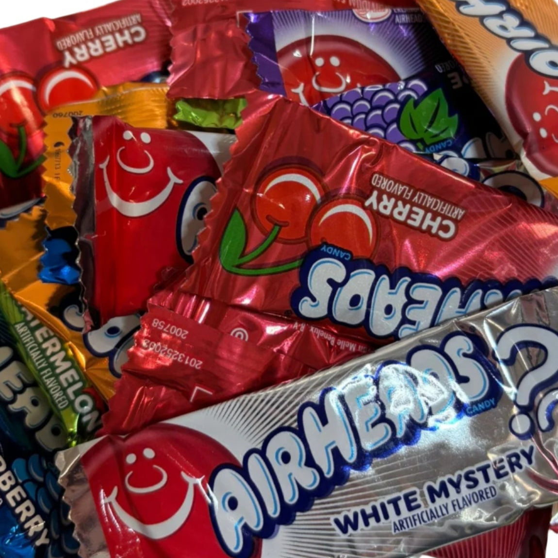 Frostys Airheads Mini Chew Bars Pick N Mix, USA Taffy Chews Mix, Candy Salad Sweets Various Weights - Frosty Sweet Factory