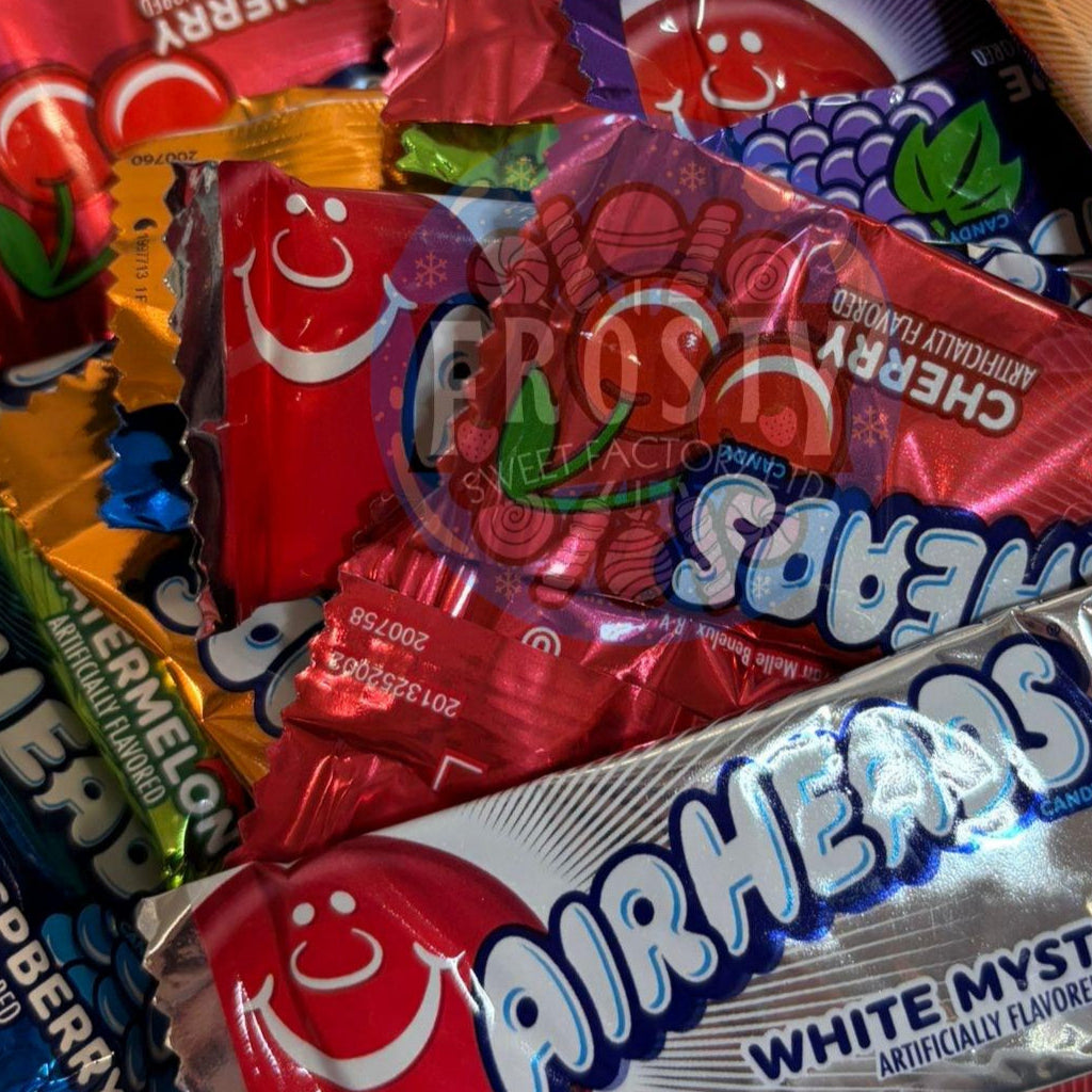 Frostys Airheads Mini Chew Bars Pick N Mix, USA Taffy Chews Mix, Candy Salad Sweets Various Weights - Frosty Sweet Factory
