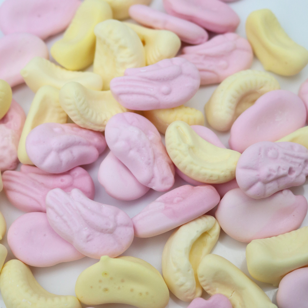Foam Shrimps & Bananas 1KG Shrimp and Bananas Pick N Mix Candy Sweet Snacks