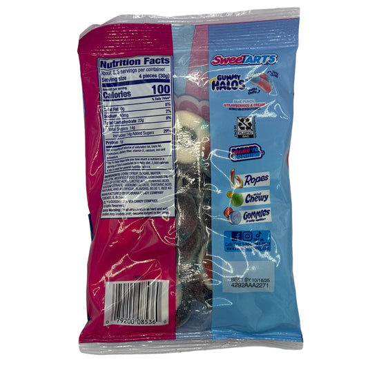 CLEARANCE: Sweetarts Gummy Halos Peg Bag 6oz (170g) USA Candy Sweets