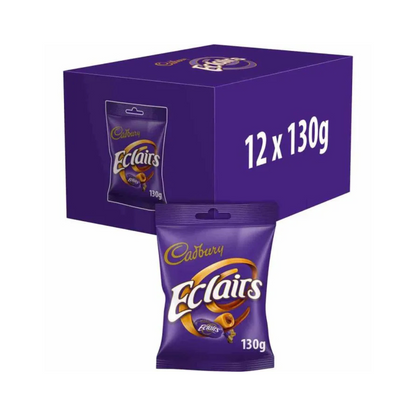 Cadbury Eclairs Chocolates 130g Vegetarian, Halal Candy Milk Chocolate Sweets