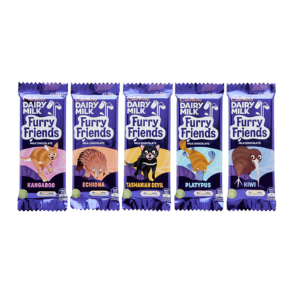 Cadbury Dairy Milk Furry Friends (20g), Australian Milk Chocolate - Frosty Sweet Factory