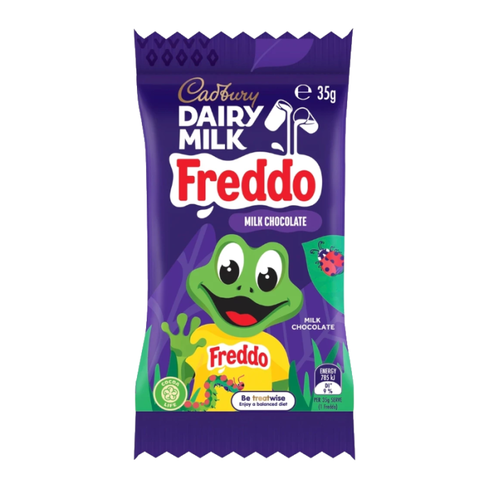 Cadbury Dairy Milk Giant Freddo (35g), Australian Milk Chocolate - Frosty Sweet Factory