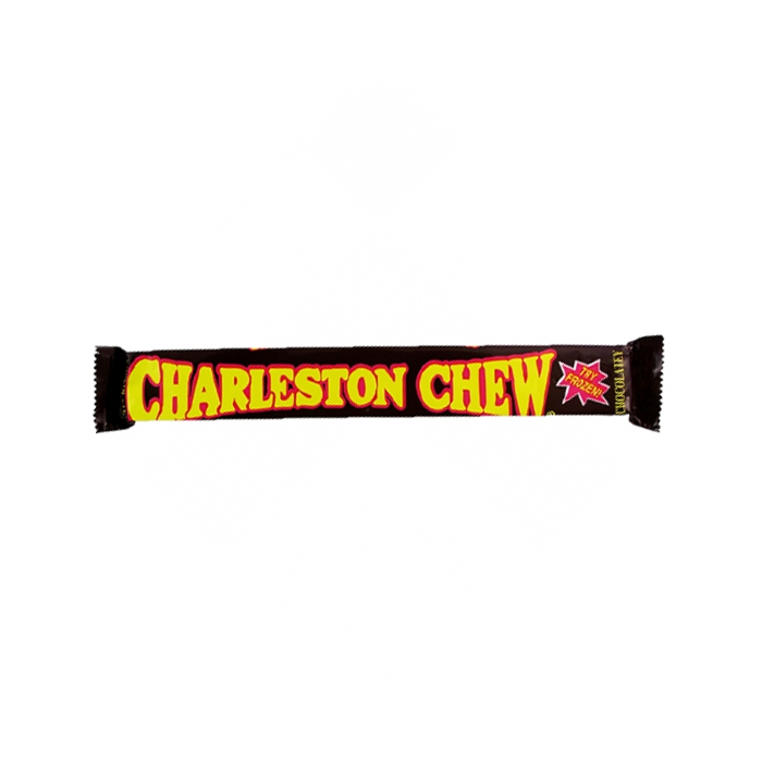 Charleston Chew Chocolate 1.85oz (53.2g), USA Chocolate Nougat Covered in Chocolate, Gluten Free - Frosty Sweet Factory