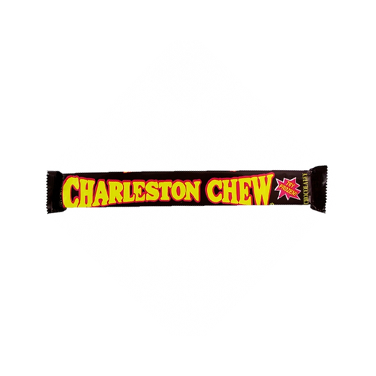Charleston Chew Chocolate 1.85oz (53.2g), USA Chocolate Nougat Covered in Chocolate, Gluten Free - Frosty Sweet Factory