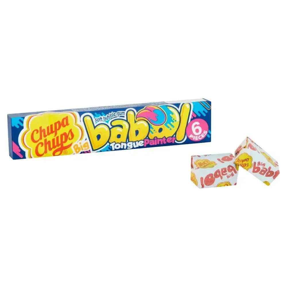 Chupa Chups Big Babol Blue Raspberry Flavour Soft Bubble Gum 27.6g - Frosty Sweet Factory