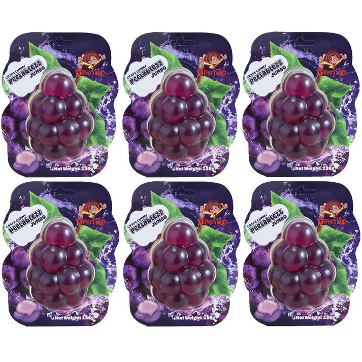 Crazy Jo Peelablezz Jumbo Gummy Peelerz 136g Peelable Candy Peeler Sweets