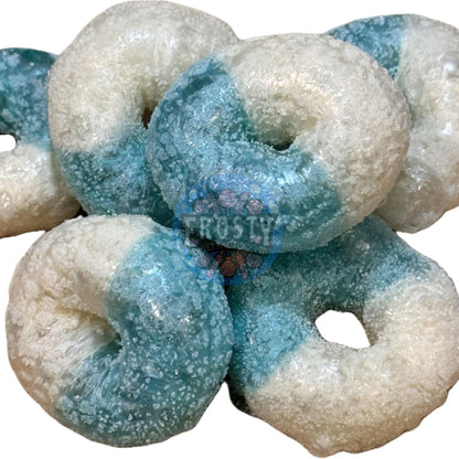Freeze Dried Candy Blue Raspberry Rings USA Sweets - Frosty Sweet Factory