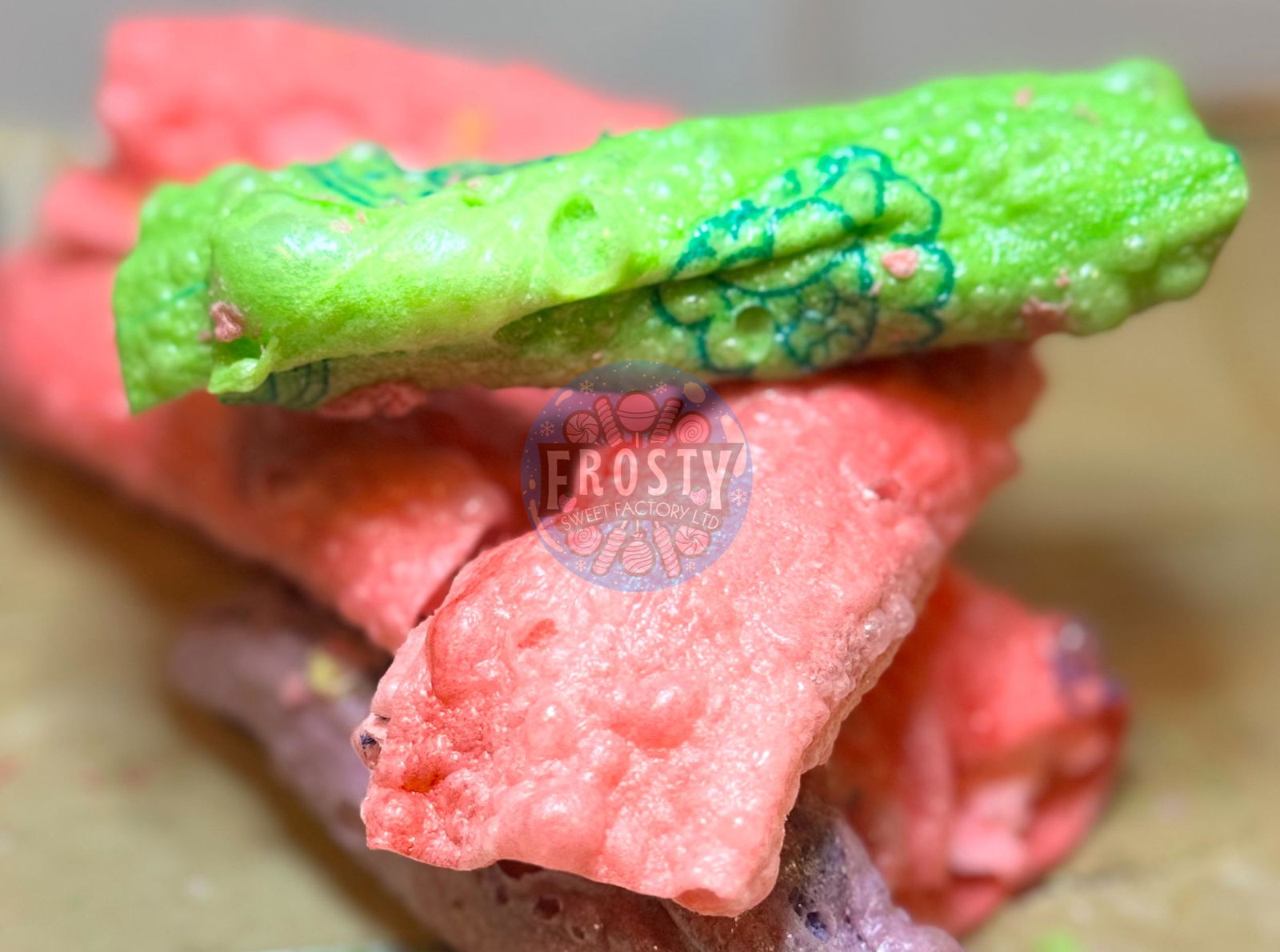 Freeze Dried Candy Fruit Roll Ups Stuffed Variety Mix Cotton Candy or Fluff Sweets - Frosty Sweet Factory