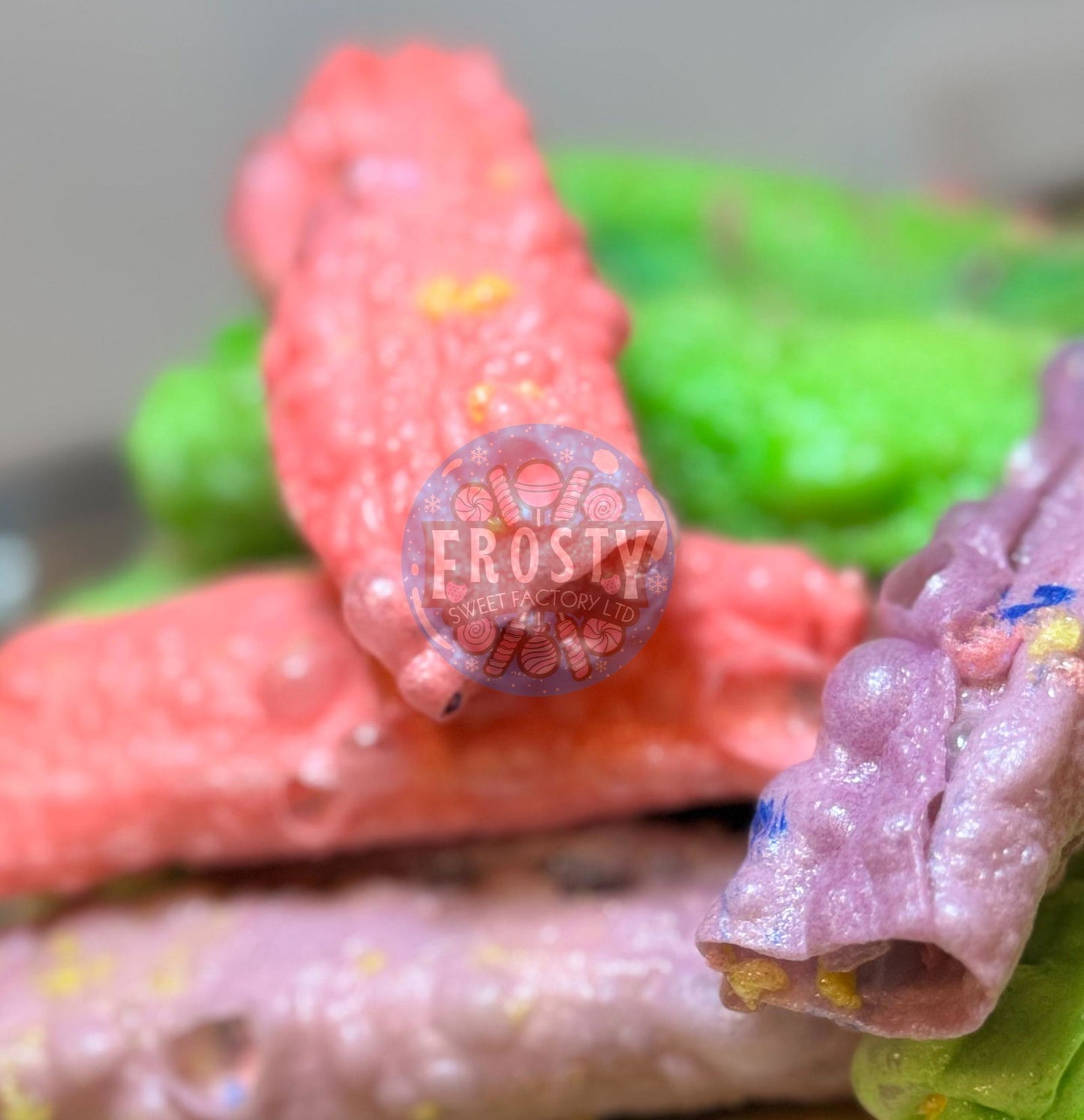 Freeze Dried Candy Fruit Roll Ups Stuffed Variety Mix Cotton Candy or Fluff Sweets - Frosty Sweet Factory