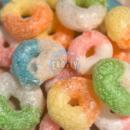 Freeze Dried Candy Rings Variety Mix USA Sweets - Frosty Sweet Factory