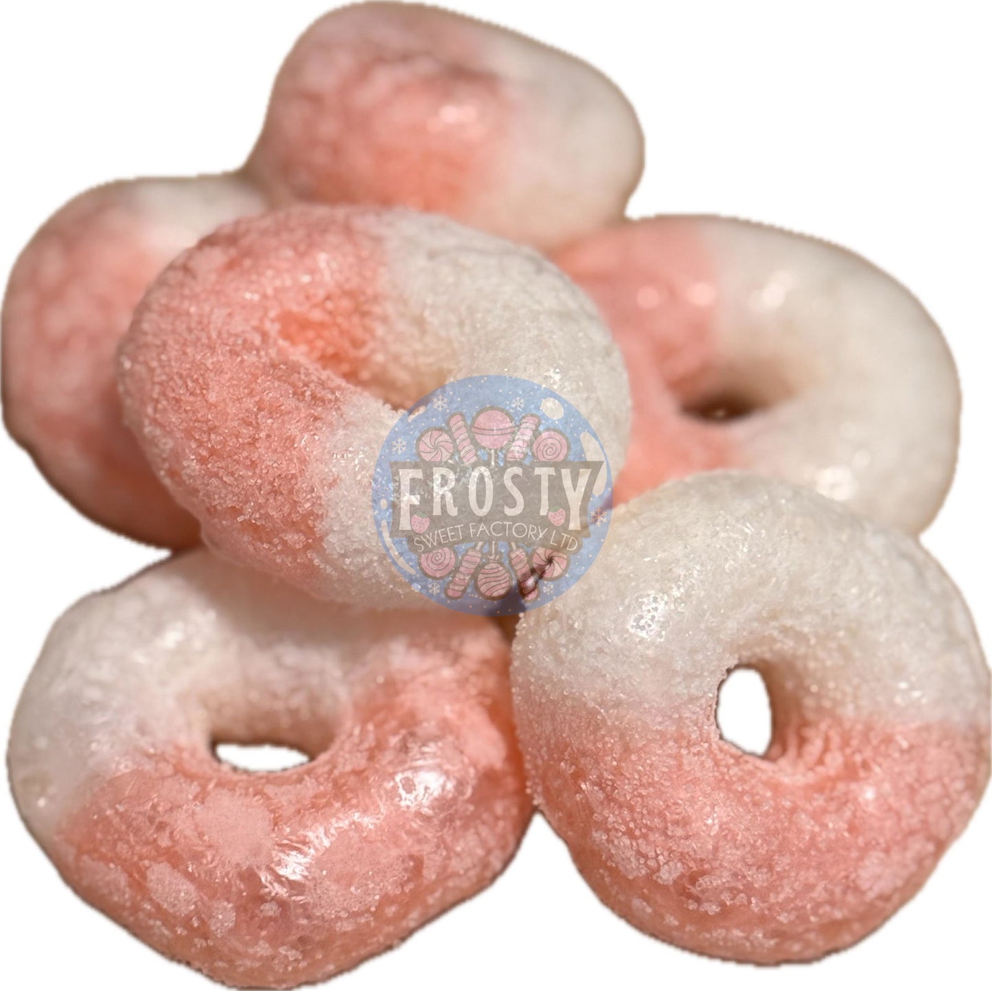 Freeze Dried Candy Watermelon Rings USA Sweets - Frosty Sweet Factory