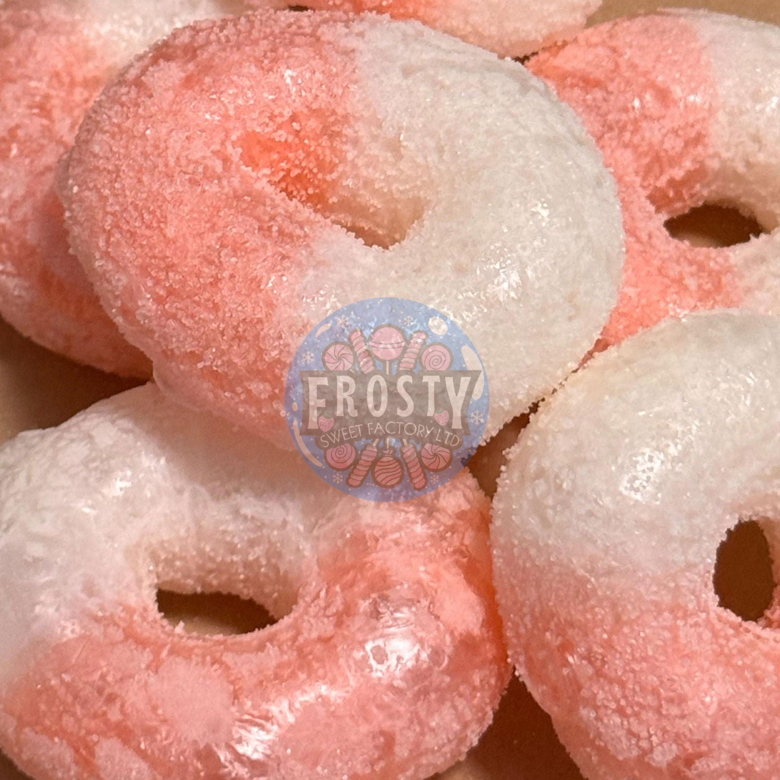 Freeze Dried Candy Watermelon Rings USA Sweets - Frosty Sweet Factory