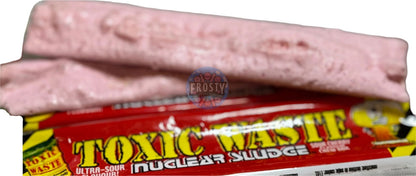 Freeze Dried Chew Bar Toxic Waste Nuclear Sludge Chew Bar Cherry Chew Bar Sour Sweets Candy - Frosty Sweet Factory