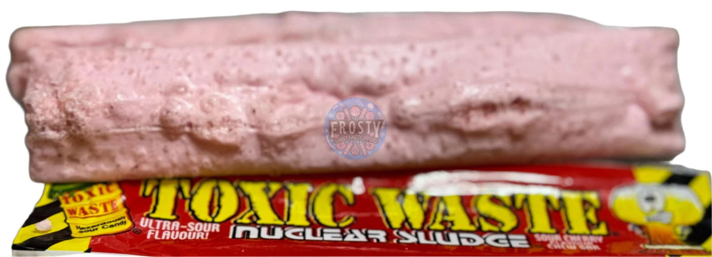 Freeze Dried Chew Bar Toxic Waste Nuclear Sludge Chew Bar Cherry Chew Bar Sour Sweets Candy - Frosty Sweet Factory