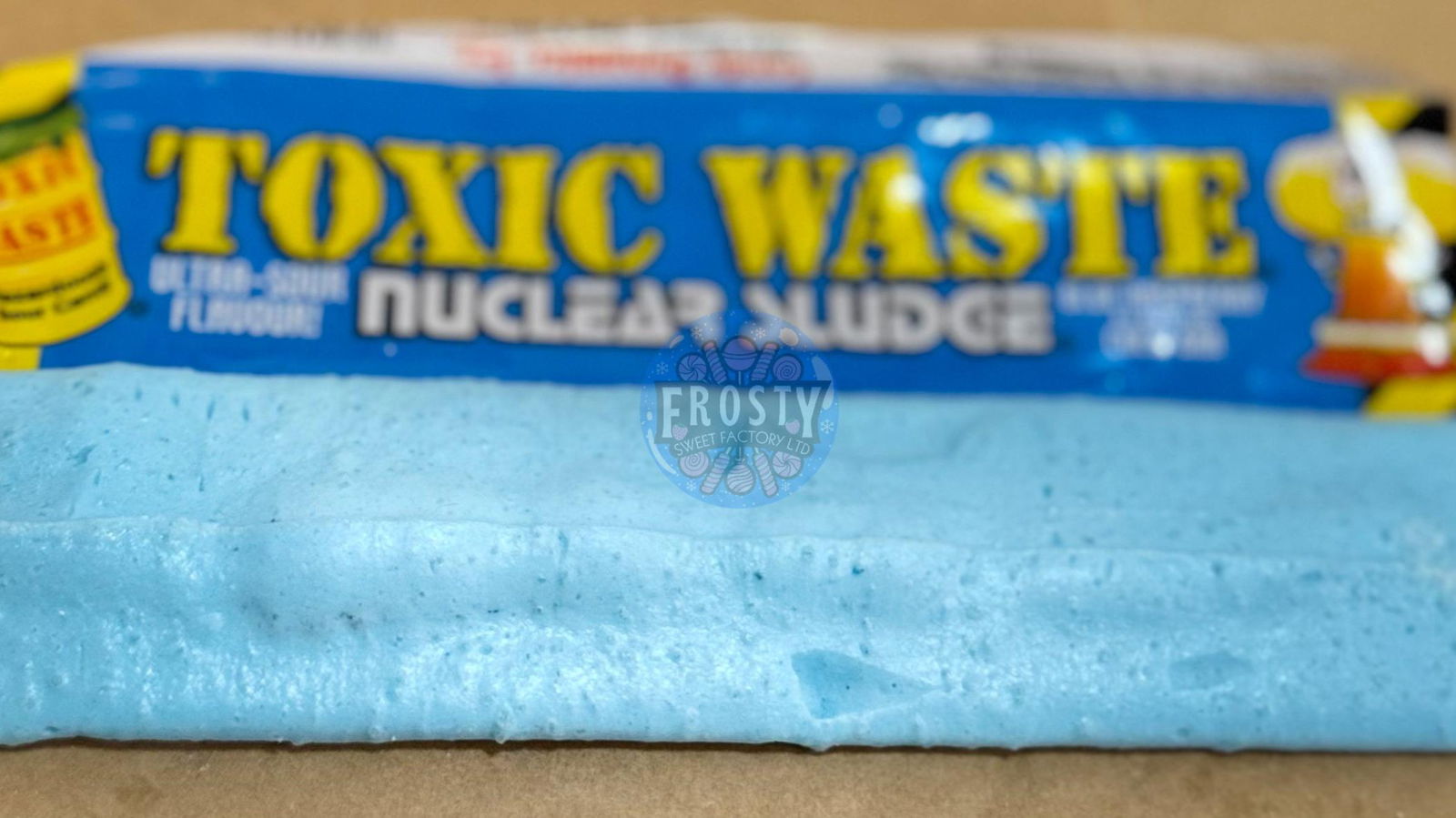 Freeze Dried Chew Bars Toxic Waste Nuclear Sludge Chew Bar Blue Raspberry Chew Bar Sour Sweets Candy - Frosty Sweet Factory
