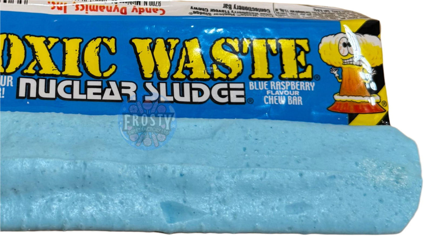Freeze Dried Chew Bars Toxic Waste Nuclear Sludge Chew Bar Blue Raspberry Chew Bar Sour Sweets Candy - Frosty Sweet Factory