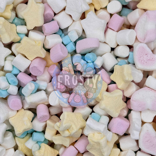 Freeze Dried Marshmallows Mini Mallows Mix Hot Chocolate Cereal Marshmallow Variety Topping Toppers Candy Sweets - Frosty Sweet Factory