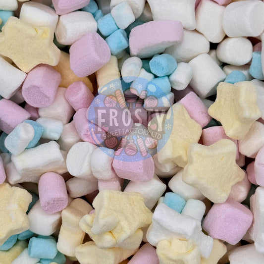 Freeze Dried Marshmallows Mini Mallows Mix Hot Chocolate Cereal Marshmallow Variety Topping Toppers Candy Sweets - Frosty Sweet Factory