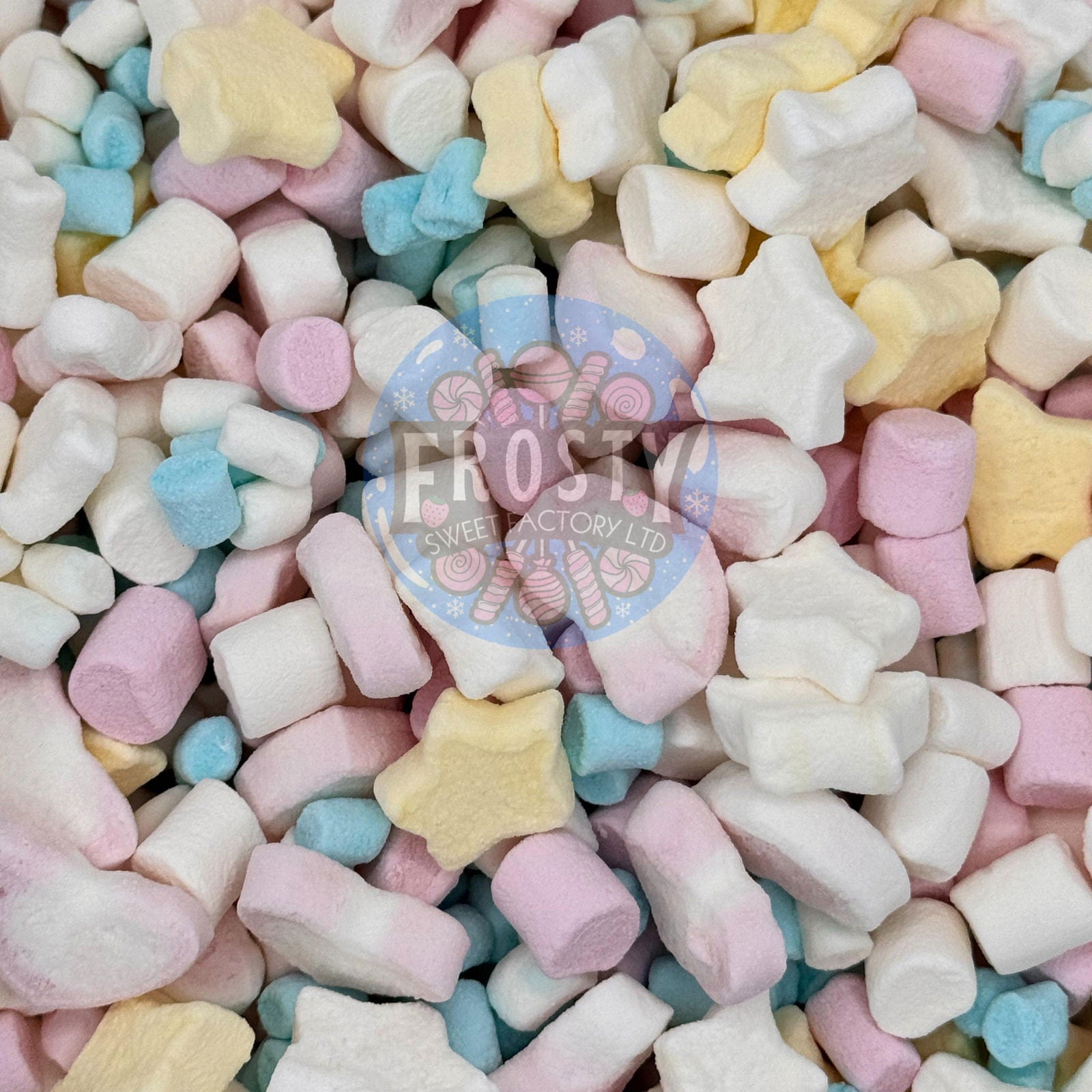 Freeze Dried Marshmallows Mini Mallows Mix Hot Chocolate Cereal Marshmallow Variety Topping Toppers Candy Sweets - Frosty Sweet Factory