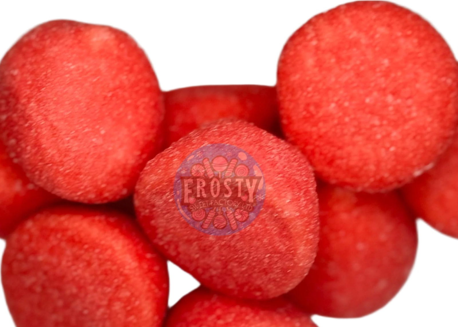 Freeze Dried Marshmallows Paint Ball Pops Sugar Coated Red Paint Balls Mallows Marshmallow Candy Sweets - Frosty Sweet Factory