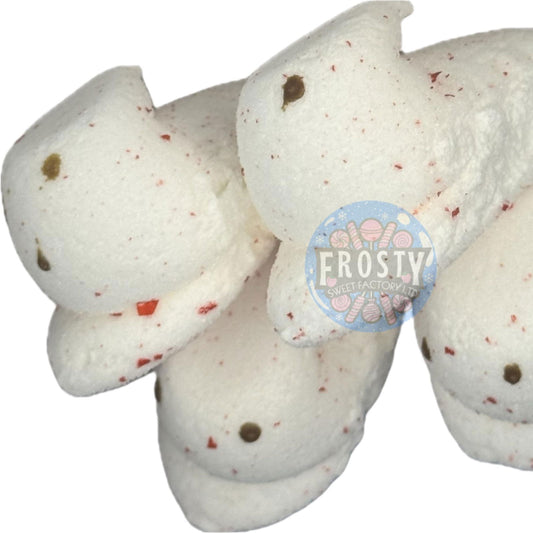 Freeze Dried Marshmallows Peeps Candy Cane Mallows USA Marshmallow Candy Sweets - Frosty Sweet Factory