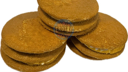 Freeze Dried Cookies Moonie Salted Caramel Double Decker with Marshmallow, USA Cookies Biscuits Wagon Wheel Sweets - Frosty Sweet Factory