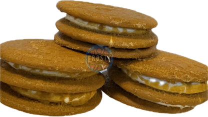 Freeze Dried Cookies Moonie Salted Caramel Double Decker with Marshmallow, USA Cookies Biscuits Wagon Wheel Sweets - Frosty Sweet Factory