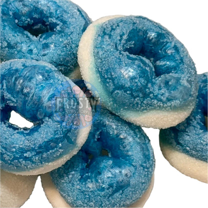 Freeze Dried Sweets Blue Rasberry Rings Candy - Frosty Sweet Factory